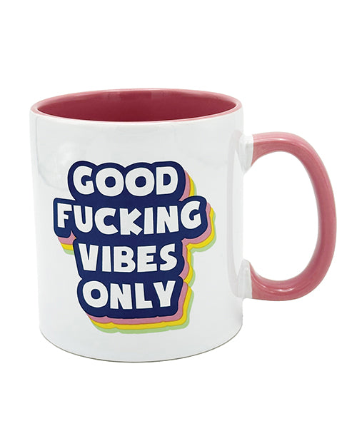 Shop for the Good Fucking Vibes Only Mug - 22 oz at My Ruby Lips