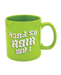 Taza Attitude High As Fuck - Capacidad extragrande de 22 oz e impresión al revés