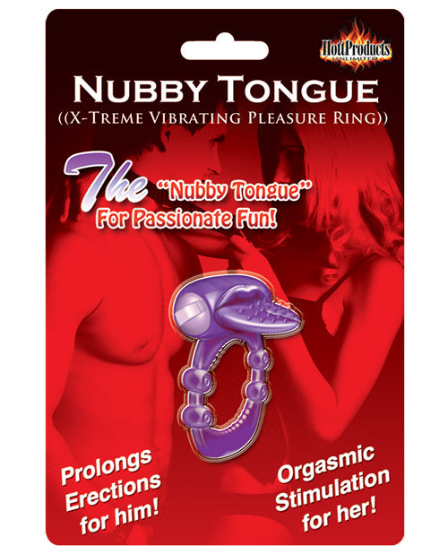 Nubby Tongue X-treme Vibrating Pleasure Ring - featured product image.