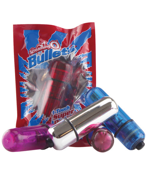 Screaming O Vibrating Bullet - Compact & Colourful Waterproof Pleasure Bullet Product Image.