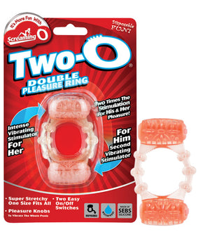 Screaming O Two-O Double Pleasure Ring: Dual Motors for Intensified Pleasure - Featured Product Image