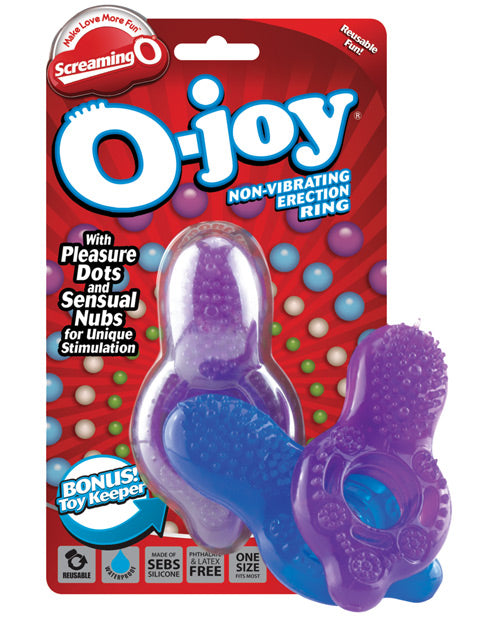 Anillo de estimulación sin vibración Screaming O O-joy: ¡Eleva tu placer! Product Image.