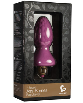 Rocks Off Ass Berries - Plug anal frambuesa de 7 velocidades - Featured Product Image