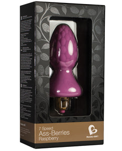 Rocks Off Ass Berries - 7 Speed Raspberry Anal Plug