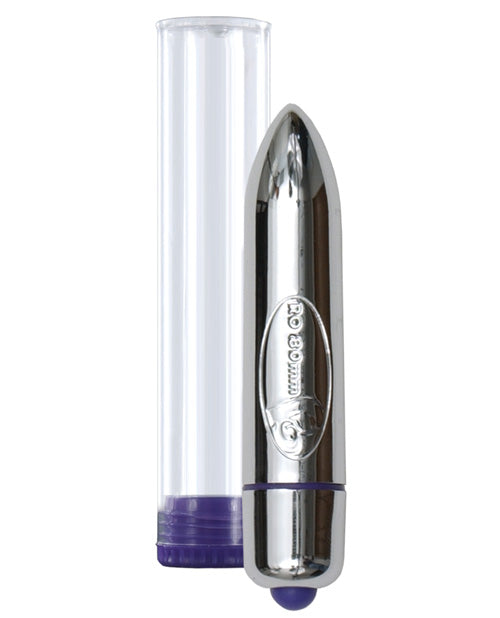 Rocks Off RO-80 mm Chrome Bullet: Powerful, Silent, Waterproof Bullet Vibrator - featured product image.