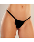 Adore Between the Cheats Velvet Panty - Seductive Black Elegance