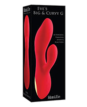 Adam & Eve Big & Curvy G Dual Stimulating Vibe - Red/Gold