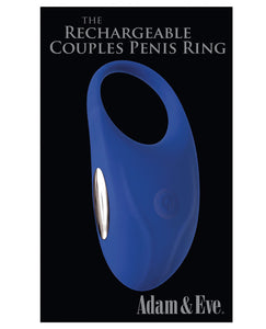 Adam & Eve Blue Couples Penis Ring - Passion Unleashed