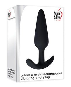Adam & Eve 9-Function Rechargeable Vibrating Anal Plug - Black
