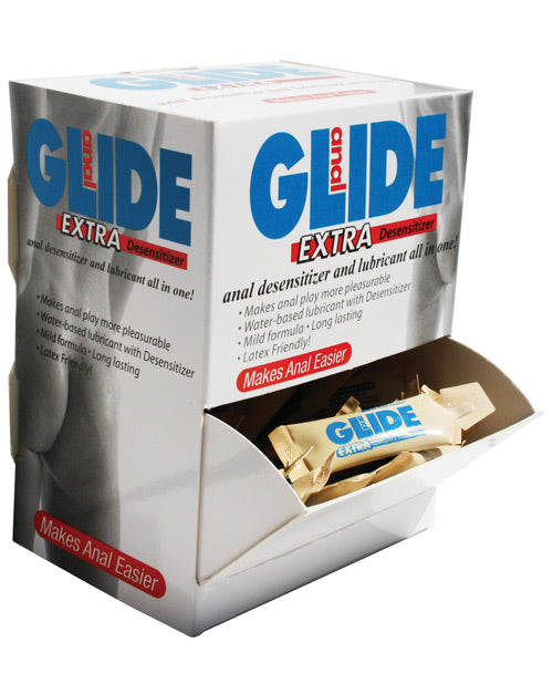 Anal Glide 額外樣品包 - 速效止痛和潤滑 Product Image.