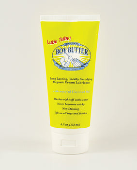 Tubo lubricante de aceite de coco Boy Butter Original de 6 oz - Featured Product Image