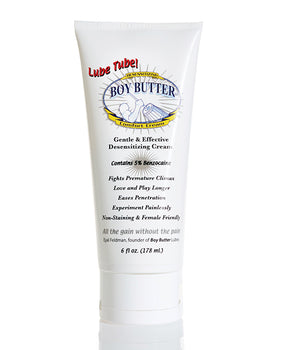 Crema reconfortante desensibilizante Boy Butter - Tubo de lubricante de 6 oz - Featured Product Image