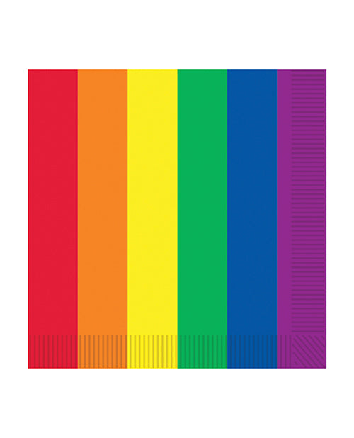 Rainbow Pride Luncheon Napkins - Pack of 16 - featured product image.