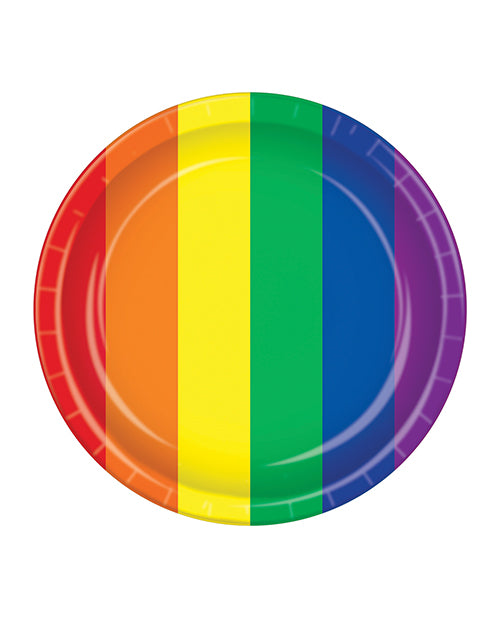 Rainbow Pride Plates - Pack of 8 - featured product image.