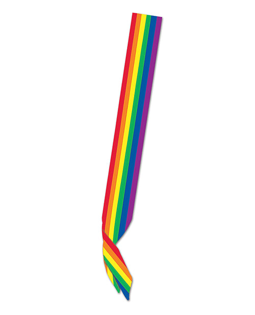 Ilumina el orgullo: Faja de satén Rainbow Pride - featured product image.