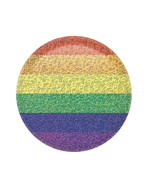 Beistle Rainbow Button Product Image.