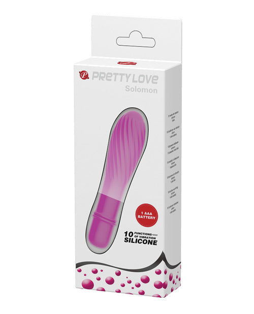 Vibrador de punto G Pretty Love Solomon - 10 funciones de felicidad - featured product image.