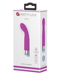 Pretty Love John Mini Vibrador Punto G - Fucsia: 12 Funciones, Resistente al agua, Función Memoria