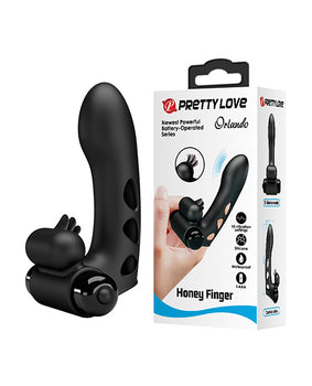 Pretty Love Orlando Honey Finger - Black: Explosive Orgasms On-the-Go! - Featured Product Image
