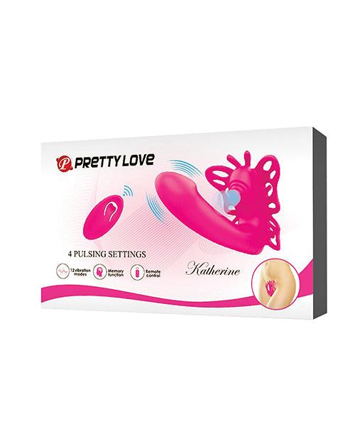 Vibrador de mariposa portátil de doble motor Katherine de Pretty Love 🦋 - featured product image.