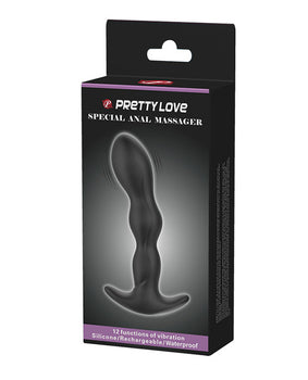 Masajeador anal especial Pretty Love - Negro: máximo placer y comodidad - Featured Product Image