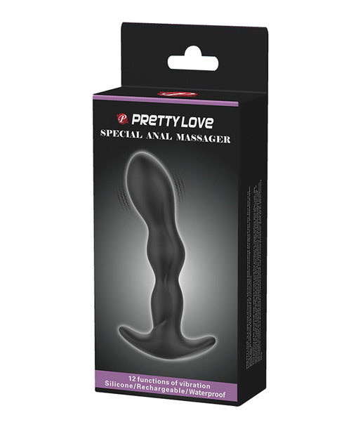 Pretty Love Special Anal Massager - Black: Ultimate Pleasure & Comfort Product Image.