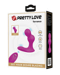 Estimulador dual Terrance Pretty Love en color fucsia