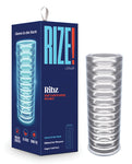 Blush Rize Ribz - Clear: Glow-in-the-Dark Stroker