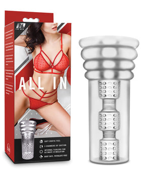 Colorete M para hombre All In - Clear: Ultimate Pleasure Stroker - Featured Product Image