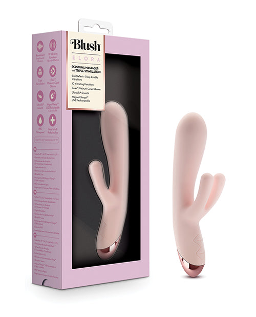 Blush Elora Vibrador Conejo Rosa - Experiencia Puro Placer - featured product image.