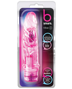 B Yours Vibe #4 Vibrador realista de 8 pulgadas