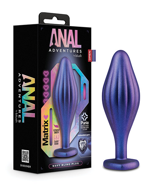 Sapphire Wave Anal Plug - Ultimate Pleasure - featured product image.