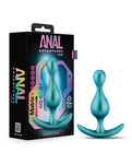 Blush Anal Adventures Teal Photon Plug - StayPut Design