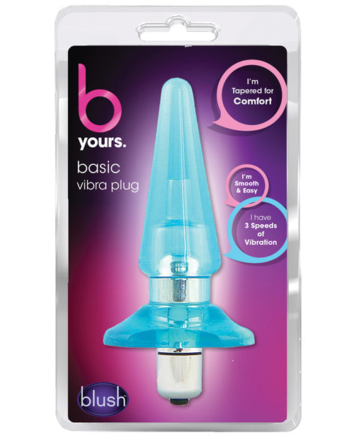 Blush Novelties Basic Vibra Anal Plug - A Journey of Sensation - featured product image.