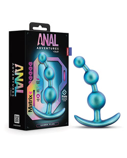 Blush Anal Adventures Matrix Gamma Plug - Verde azulado