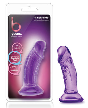 "Blush B Yours Consolador realista con ventosa de 4 pulgadas" - Featured Product Image