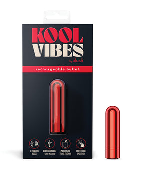 Blush Kool Vibes Mini Rechargeable Bullet: Sustainable Pleasure On-the-Go - Featured Product Image