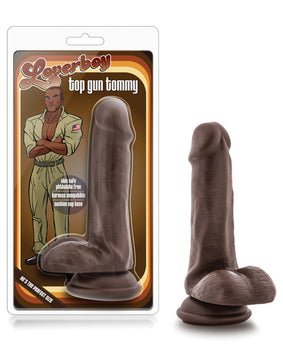 Blush Coverboy Top Gun Tommy 6" Realistic Cock - Chocolate - Featured Product Image