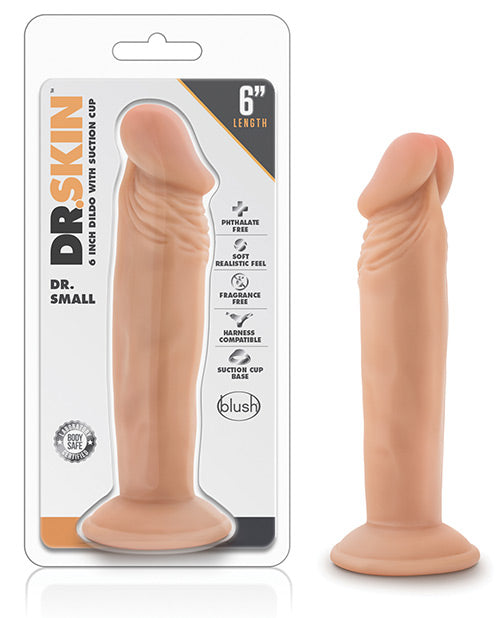 Dr. Skin Dr. Small 6" Dildo - Vanilla - featured product image.