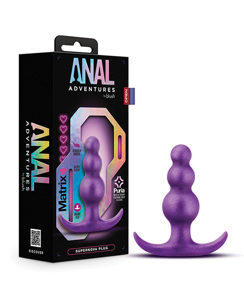 Blush Anal Adventures Matrix Supernova Plug - Purple - featured product image.