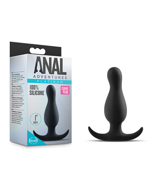 Blush Anal Adventures Curve Plug: Prostate Pleasure Masterpiece - featured product image.