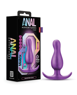 Blush Anal Adventures Matrix Quantum Plug - Púrpura: Un viaje hacia la dicha