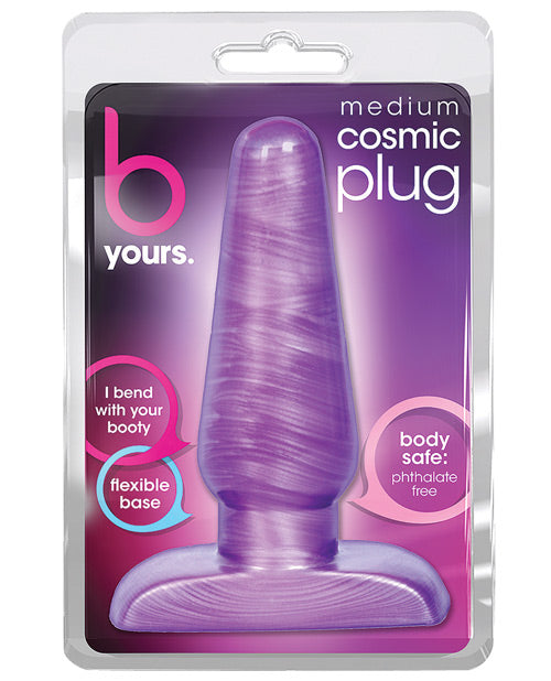 Plug anal mediano Blush B Yours Cosmic Swirl: Un viaje cósmico de placer - featured product image.