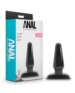 Blush Anal Adventures Medium Black Anal Plug
