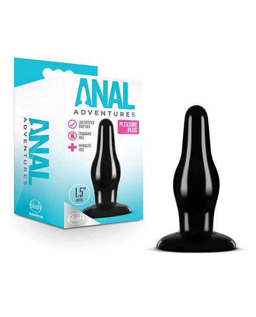 Blush Anal Adventures Pleasure Plug: Ultimate Pleasure & Comfort Product Image.