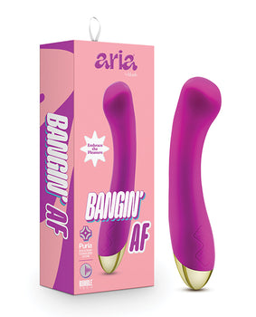 Blush Aria Bangin' AF - Purple: Luxury G Spot Vibrator - Featured Product Image