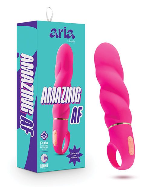 Blush Aria Amazing AF - 紫紅色振動器：10 種功能，防水且奢華 - featured product image.