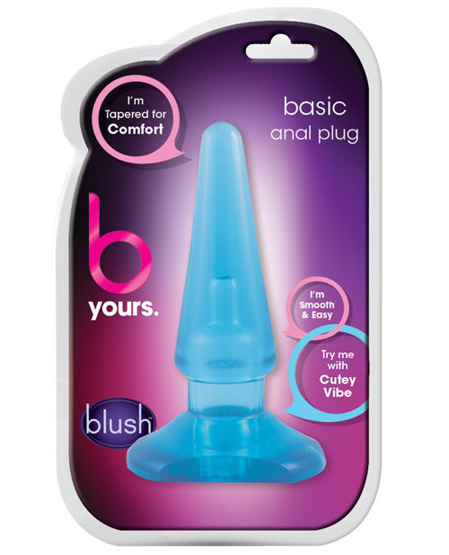 Blush B Yours Basic Anal Plug - Your Gateway to Sensational Pleasure - featured product image.