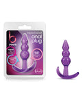 Blush B Yours Triple Bead Anal Plug in Purple