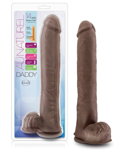 Blush Au Naturel Daddy 14" Realistic Dual Density Dildo - featured product image.